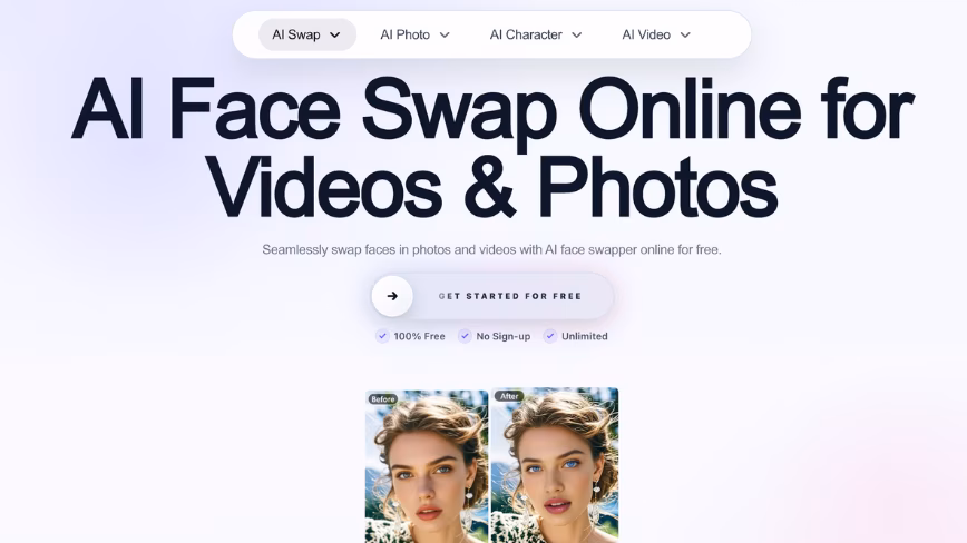 Face AI nâng cấp công cụ hoán đổi khuôn mặt: Tốc độ xử lý đột phá và khả năng theo dõi chuyển động chính xác