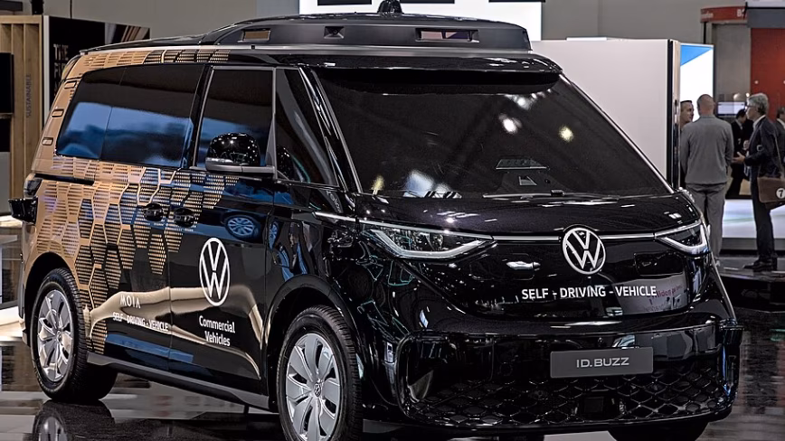 Volkswagen enters the robotaxi race with a shared shuttle service in Hamburg