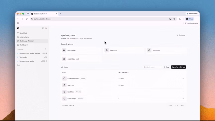 Cursor Origin is on by default for paid users, and its data terms are unpublished