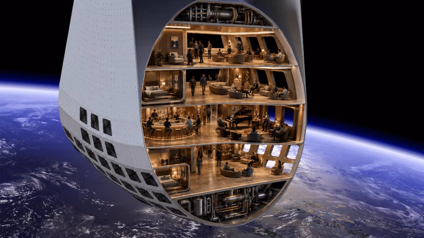 The web turned 35 this week. To celebrate, someone pitched a hotel in orbit