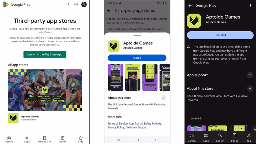 Google was forced to open the Play Store. A Lisbon company walked in first