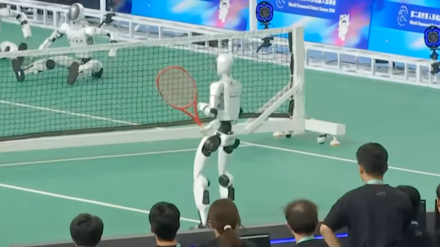Galbot 機器人宣稱完成百回合網球對打里程碑