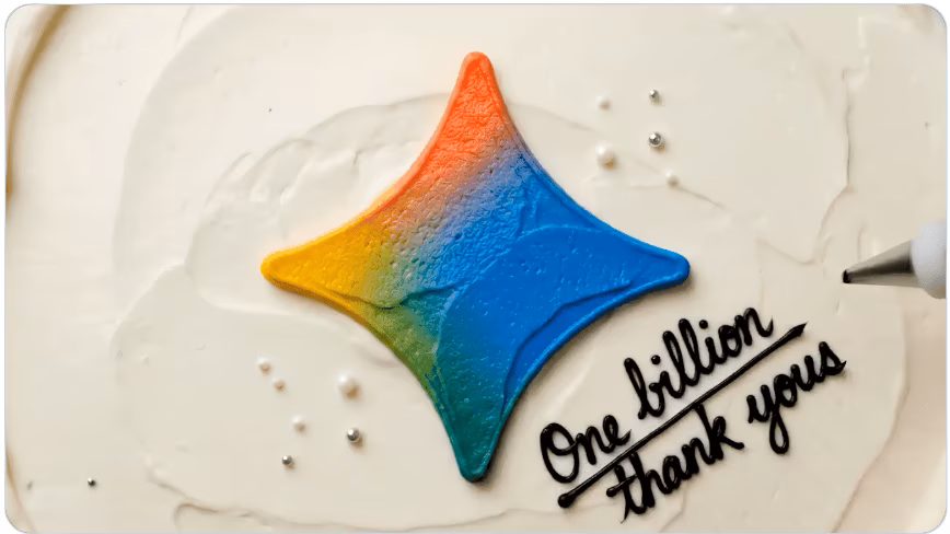 Gemini has a billion monthly users. ChatGPT hit that in June and moved the goalposts
