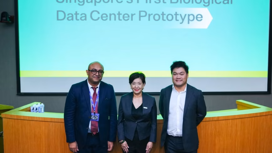 A data centre rack running on living neurons is now operating in Singapore
