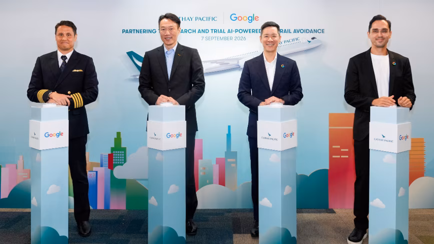 Cathay Pacific и Google заключили партнерство в сфере предотвращения инверсионных следов с помощью ИИ на сверхдальних рейсах