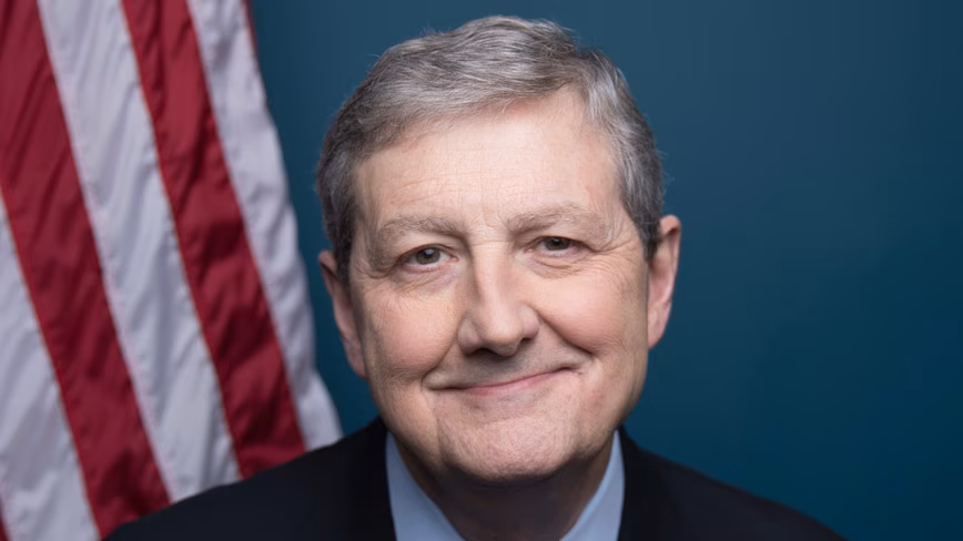 John Kennedy, Republican senator for Louisiana, in his official United States Senate portrait.