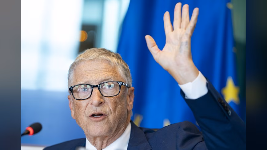 Bill Gates at the European Parliament