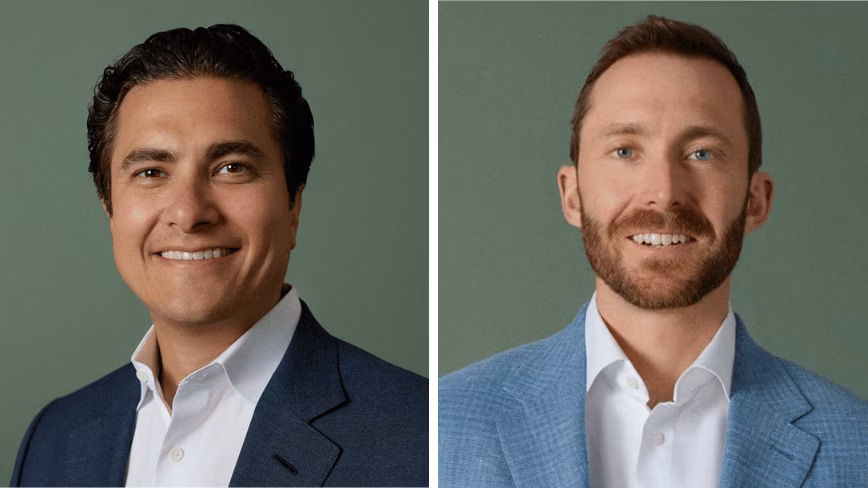 Chase Lochmiller and Cully Cavness, the co-founders of Crusoe, in headshots side by side.