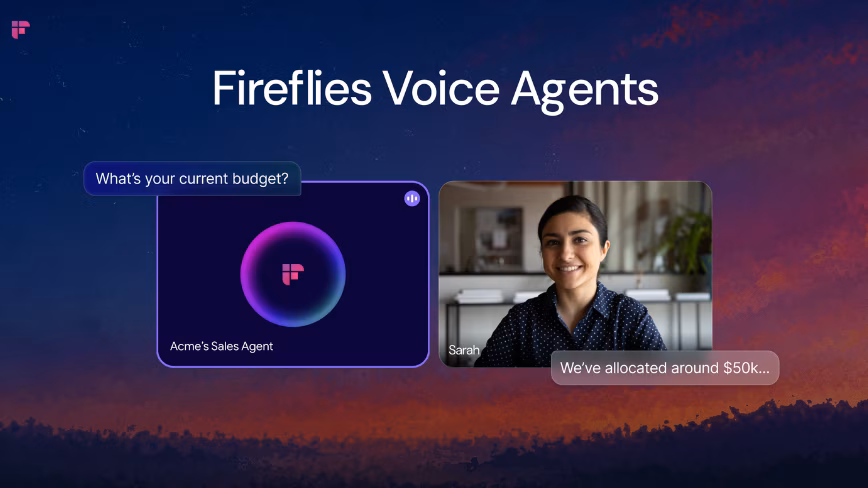 Photo of Fireflies Voice Agent