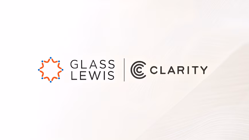 Консультагент по вопросам голосования Glass Lewis объединяется с Clarity AI для расширения присутствия в Европе