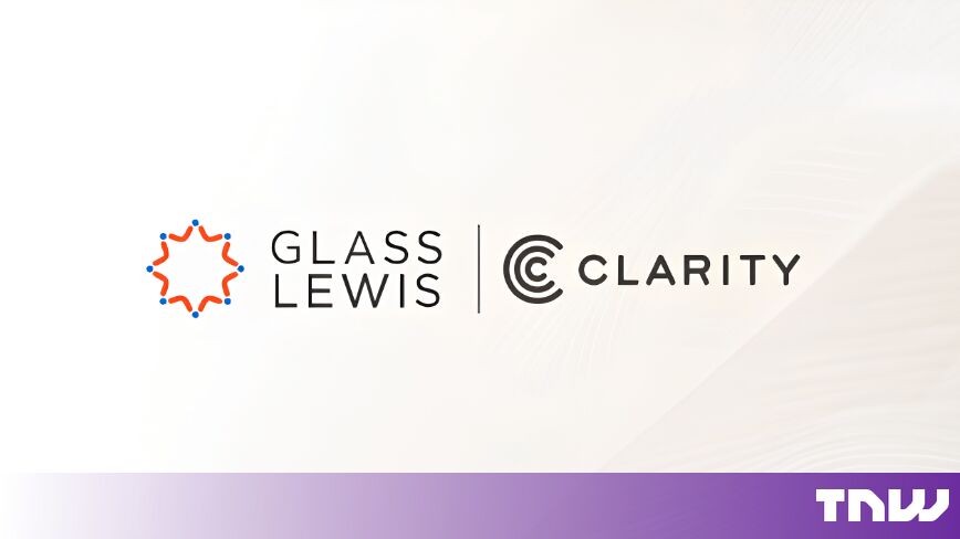 https://media.thenextweb.com/2026/09/glass-lewis-clarity-ai-logos-cream-background.jpg