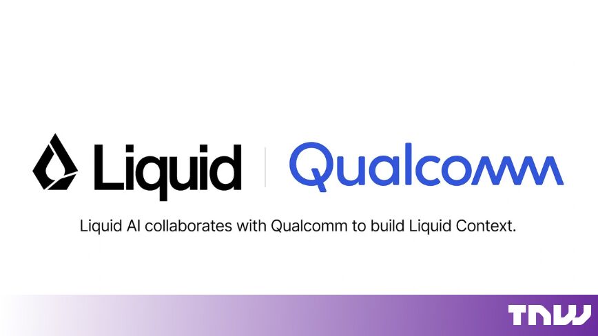 https://media.thenextweb.com/2026/09/liquid-ai-qualcomm-logos-collaboration-graphic.jpg