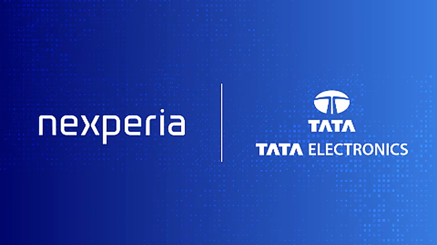 Nexperia and Tata Electronics logos