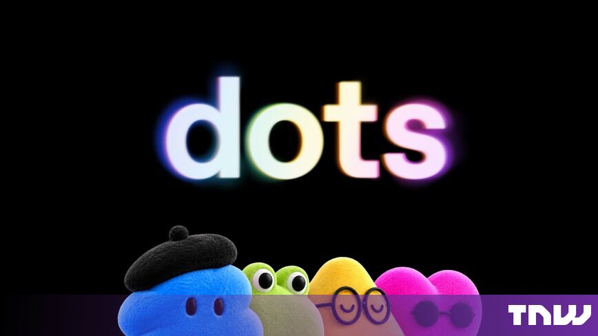 https://media.thenextweb.com/2026/09/openai-dots-wordmark-four-fluffy-mascots-black.jpg