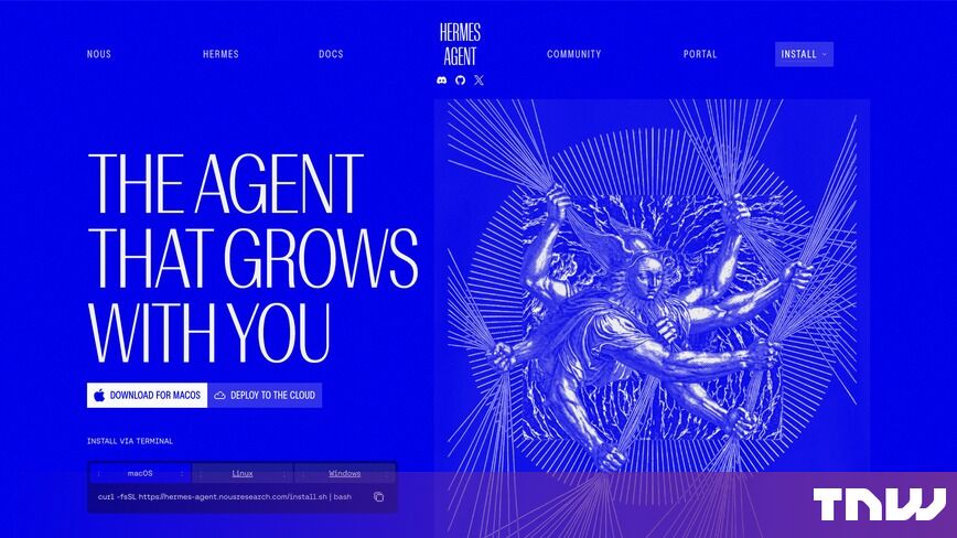 https://media.thenextweb.com/2026/10/hermes-agent-website-blue-engraving-headline.jpg