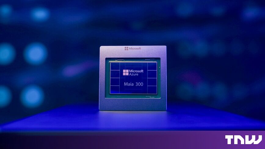 https://media.thenextweb.com/2026/10/microsoft-azure-maia-300-chip-blue-light.jpg