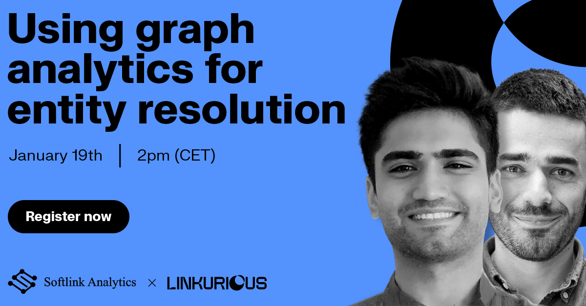 Webinar:  Using graph analytics for Entity Resolution